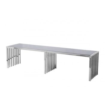 Reflection Coffee Table Art Deco Silver