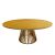 Bohemian Dining Table Plus 72" Round Gold