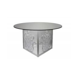 Mirror Dining Table Dior 60" (Round)