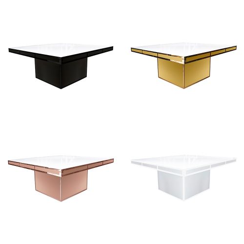 Modern Line Dining Table 72"x72" Square