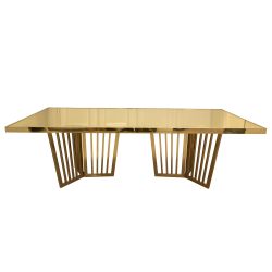 Varona Reflection Dining Table Frame Gold (Stainless Steel Gold Top)