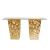 Reflection Highboy Table Web Gold 24"x96"