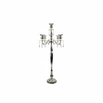 Four Arm Candelabra (Silver) (42")