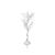 Manzanita Tree (White) 47" With Crystals