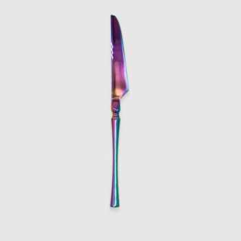 Timeless Flatware Dinner Knife Rainbow Set 10