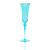 Glitz Aqua Champagne Flute (Rack 25)