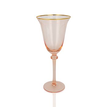 Glitz Blush Gold Rim Water Glass (Rack 16)
