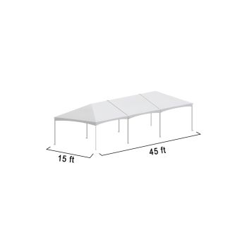 Frame Tent 15'x45' (White Top)