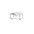 A Frame Structure Tent 20'x20' Black Frame Clear Top