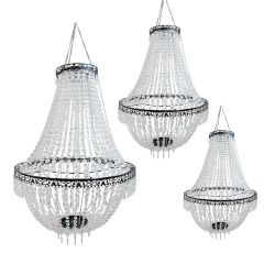 Acrylic Crystal Chandelier Black