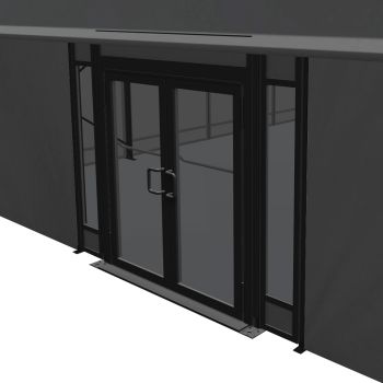 French Double Door - Black