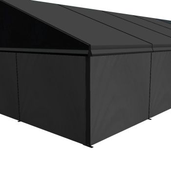 10' Sidewall for Tent - Black