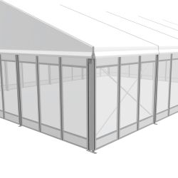 Glass Walls Set of 3 - Silver