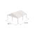 Heavy Duty Structure 33'x33' Silver Frame White Top