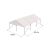 Heavy Duty Structure 33'x50' Silver Frame White Top