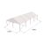 Heavy Duty Structure 33'x66' Silver Frame White Top