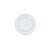 Silver Rim Dessert Plate