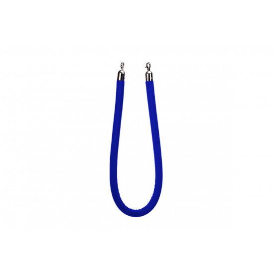 Stanchion Blue Rope (Silver)