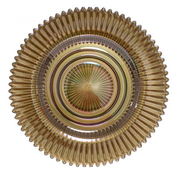 Rainbow Charger Plate (Gold)