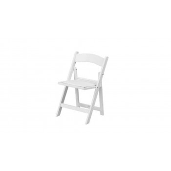 Resin Kid Folding Chair (White)