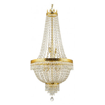 French Gold Chandelier 