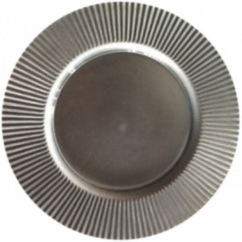Flamenco Charger Plate (Silver)