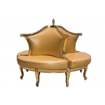 Empress Banquette 60" D x 18"H seat (Gold)