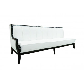 Empire Sofa (Black-White-lines) (Right Arm)