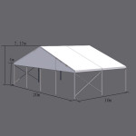 20-meter (16.6 Feet) Structure tent