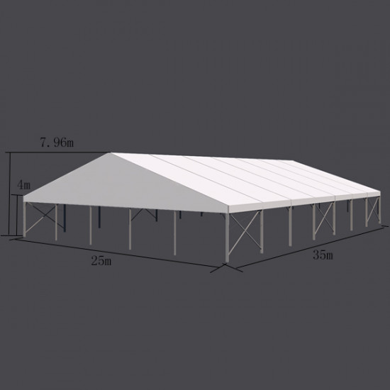 25-meter (16.6 Feet) Structure tent
