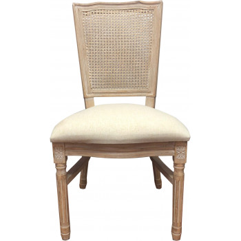 Louis Cane Back Chair (Square)