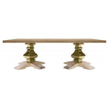 Tuscan Dining Table (Rectangle) (Gold)