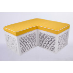 Maze Bench (L-Shape) (Yellow)