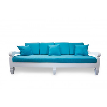 Maze Sofa 8' (Turquoise)