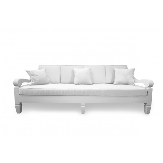 Maze Sofa 8' (White)