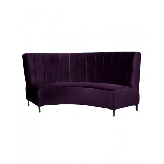 Velvet Curve Sofa 9'