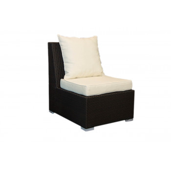 Rattan Single Chair (Mocha)