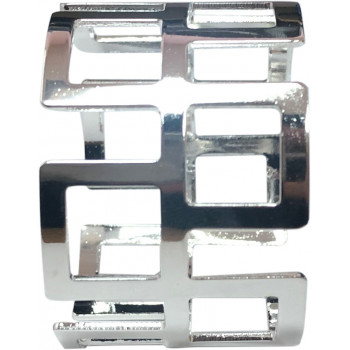 Napkin Ring Cubes (Silver)