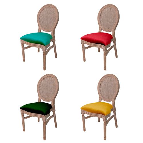 Louis Cane Back Chair