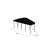 Curve Structure 40'X10' Silver Frame Black Top