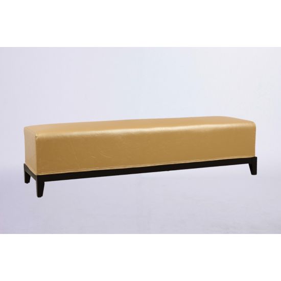 Contemporary Bench (White Legs)