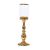 Alexandra Pedestal Candle Holder (Gold) 11"H