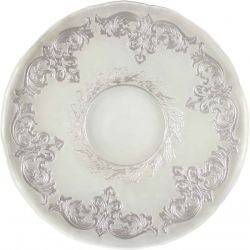 Crown Charger Plate (Silver)