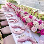 White ballerina charger plate rental with subtle texture and gold rim for classic wedding and gala table styling