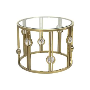 Reflection Coffee Table Glam Gold Round