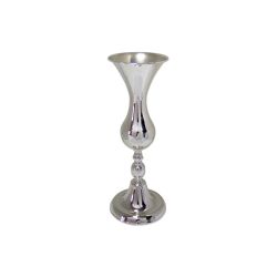 Flower Pedestal 024 (26"H) (Silver)