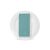 White Lace Table Napkin (Aqua)