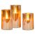 Pillar Candle Gold (Set of 3) 