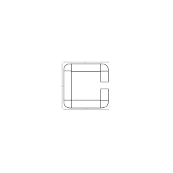 Modular Bar C Shape 12.5' x 12.5'
