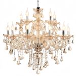 Modern Luxury Crystal Chandelier (Gold Shiny)